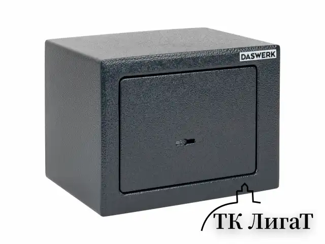 Сейф мебельный DASWERK SC-170KL (170х230х170 мм), ключевой замок, графит, 291337
