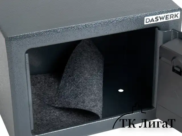 Сейф мебельный DASWERK SC-170EL (170х230х170 мм), электронный замок, графит, 291338