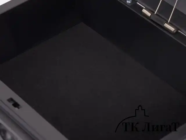 Ящик для денег, ценностей, документов, печатей, 90х180х250 мм, ключевой замок и автолок, черный, BRAUBERG, 291353