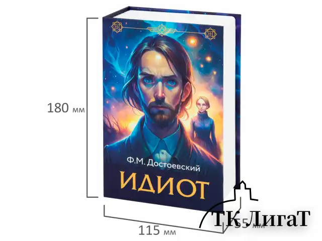 Сейф-книга "Идиот", 55х115х180 мм, кодовый замок, BRAUBERG, 291354