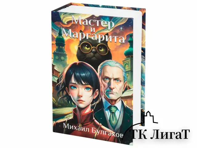 Сейф-книга "Мастер и Маргарита", 55х115х180 мм, кодовый замок, BRAUBERG, 291361