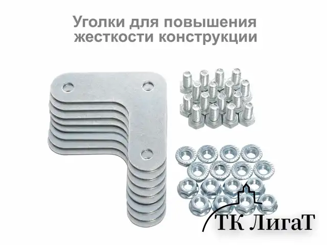 Стеллаж металлический BRABIX "MS 220/40-6", 2200х1000х400 мм, 6 полок, 291374