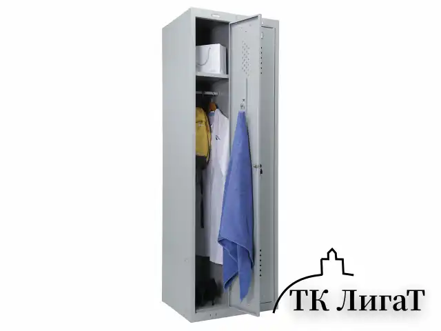 Шкаф металлический для одежды BRABIX "LK 21-50", 2 секции, 1830х500х500 мм, 29 кг, 291379
