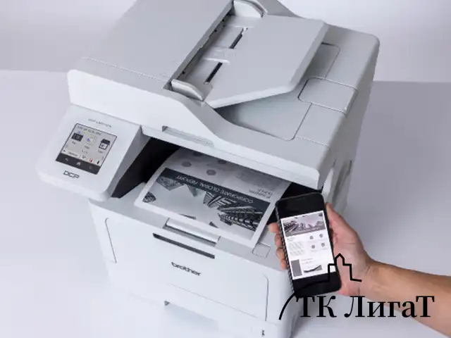 МФУ лазерное BROTHER DCP-L5510DW, "3 в 1", А4, 48 стр./мин., 50000 стр./мес., ДУПЛЕКС, АПД, Wi-Fi, сетевая карта