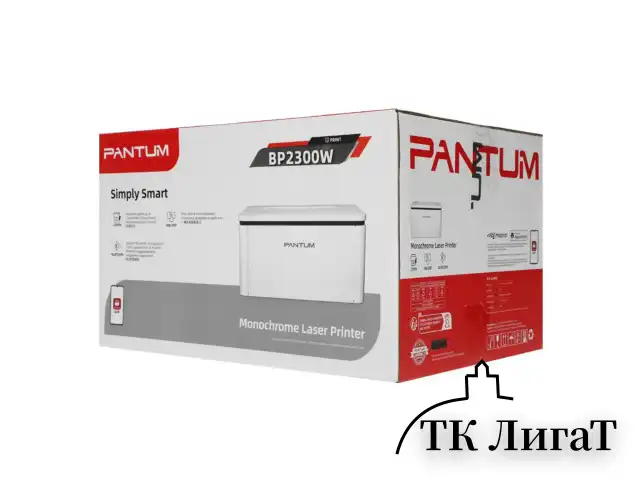 Принтер лазерный PANTUM BP2300W, А4, 22 стр./мин., 10000 стр./мес., Wi-Fi