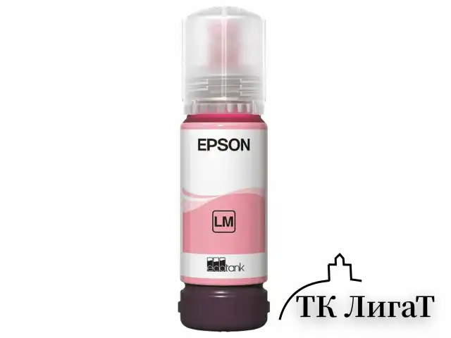 Чернила EPSON 108 (C13T09C64A) для СНПЧ EPSON L8050 /L8100 /L18050, светло-пурпурные, ОРИГИНАЛЬНЫЕ