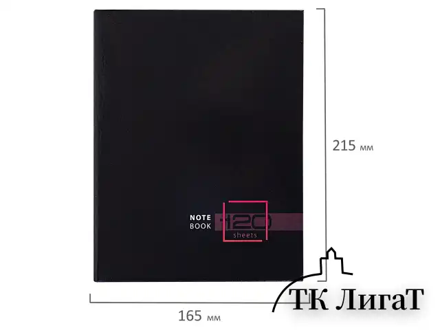 Тетрадь на кольцах А5 165х215 мм, 120 листов, твердый картон, клетка, BRAUBERG, "Dark", 404709