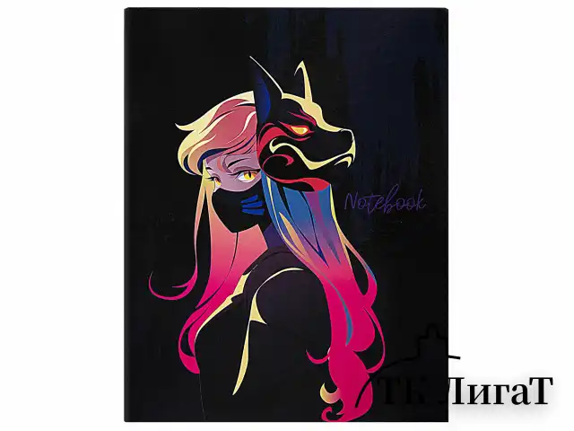 Тетрадь на кольцах А5 165х215 мм, 120 листов, твердый картон, клетка, BRAUBERG, "Anime Girl", 404711
