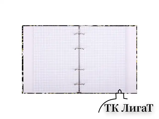 Тетрадь на кольцах А5 165х215 мм, 120 листов, твердый картон, клетка, BRAUBERG, "Leopard", 404712