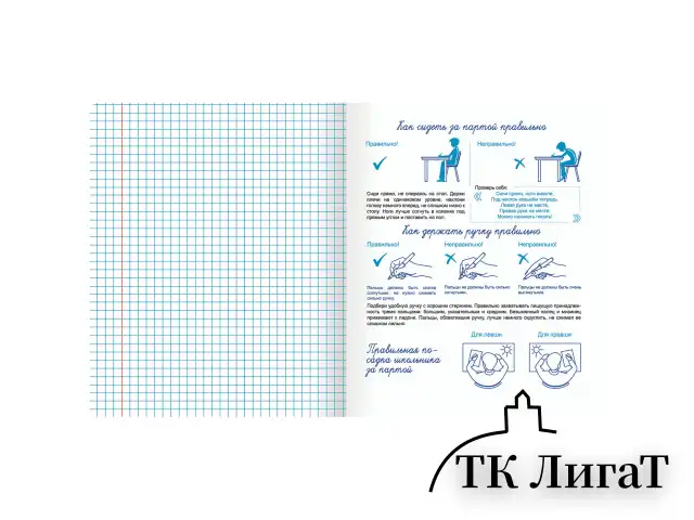 Тетрадь ПРОПИСЬ № 6 12 л. клетка, со справочным материалом, обложка картон, ЮНЛАНДИЯ, 404849