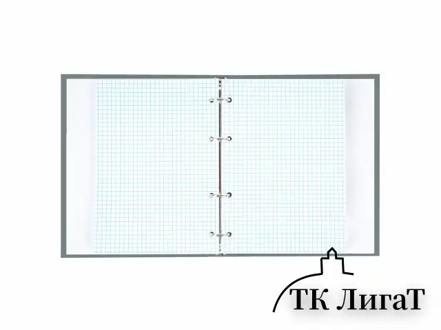 Тетрадь на кольцах А5 175х215 мм, 120 л., твердый картон, матовая ламинация, клетка, BRAUBERG "Minimal grey", 404996