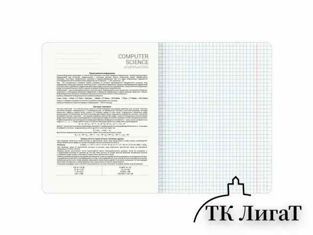 Тетрадь предметная МЕМЫ 48 л., TWIN-лак, ИНФОРМАТИКА, клетка, подсказ, BRAUBERG, 405102