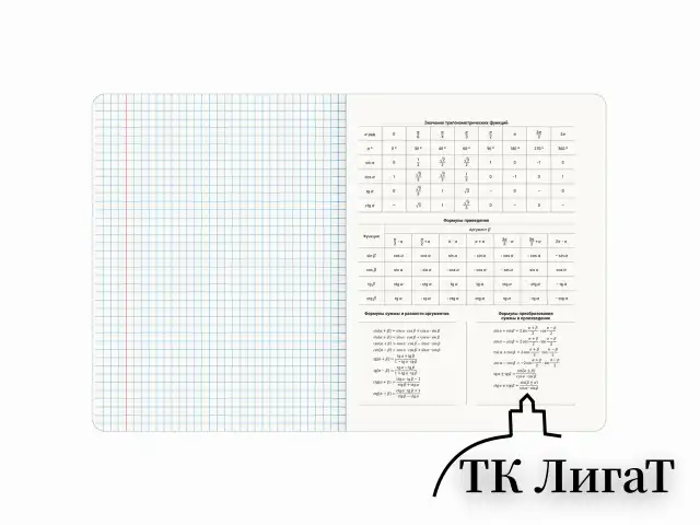 Тетрадь предметная CLASSIC 48 л., рельефный картон, матовая ламинация, АЛГЕБРА, клетка, подсказ, BRAUBERG, 405135