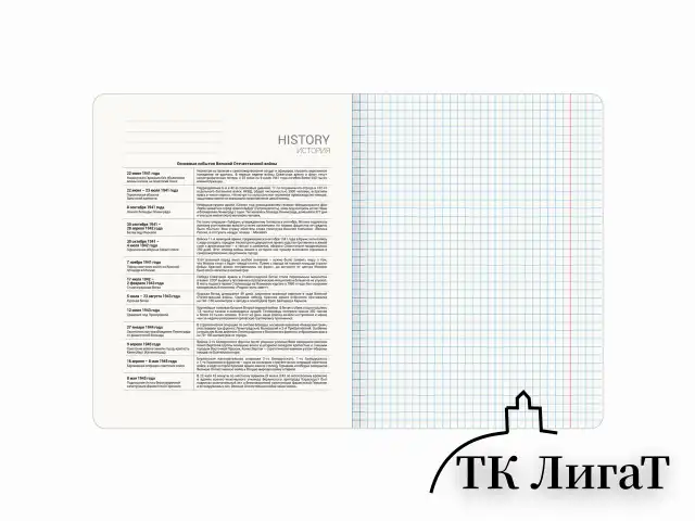 Тетрадь предметная VINTAGE 48 л., SoftTouch, ИСТОРИЯ, клетка, подсказ, BRAUBERG, 405155