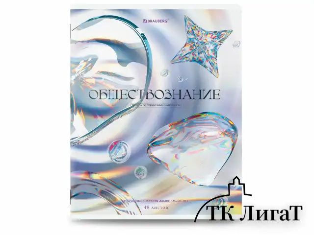 Тетради предметные, КОМПЛЕКТ 12 ПРЕДМЕТОВ, 48 л., глянцевый УФ-лак, BRAUBERG "MAGICAL WHITE", 405168