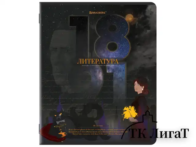 Тетради предметные, КОМПЛЕКТ 12 ПРЕДМЕТОВ, 48 л., TWIN лак, BRAUBERG "ДАТЫ", 405173
