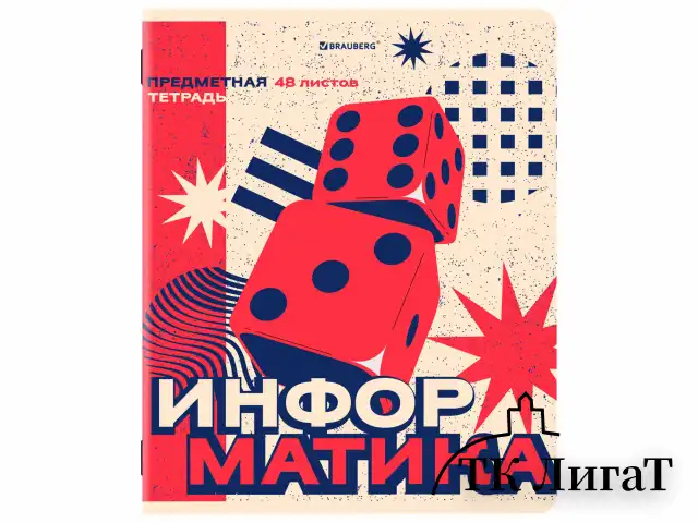 Тетради предметные, КОМПЛЕКТ 12 ПРЕДМЕТОВ, 48 л., TWIN лак, BRAUBERG "ASIA", 405174
