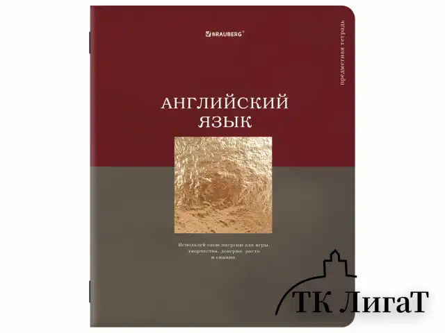 Тетради предметные, КОМПЛЕКТ 12 ПРЕДМЕТОВ, 48 л., матовая ламинация, фольга, BRAUBERG "GOLDY", 405178