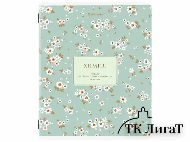 Тетради предметные, КОМПЛЕКТ 12 ПРЕДМЕТОВ, 48 л., рельефный картон, BRAUBERG "BLOSSOM", 405179