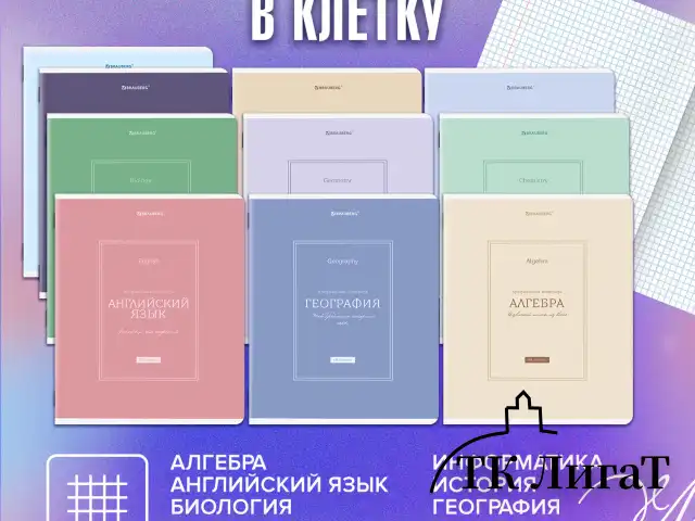 Тетради предметные, КОМПЛЕКТ 12 ПРЕДМЕТОВ, 48 л., рельефный картон, матовая ламинация, BRAUBERG "CLASSIC", 405180