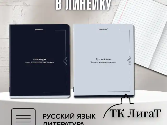 Тетради предметные, КОМПЛЕКТ 12 ПРЕДМЕТОВ, 48 л., SoftTouch, BRAUBERG "VINTAGE", 405183