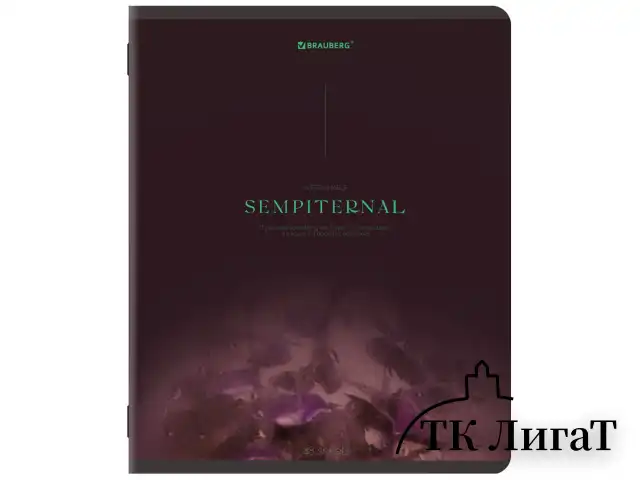 Тетрадь А5, 48 л., BRAUBERG, скоба, клетка, SoftTouch, "Peaceful", (микс в спайке), 405327