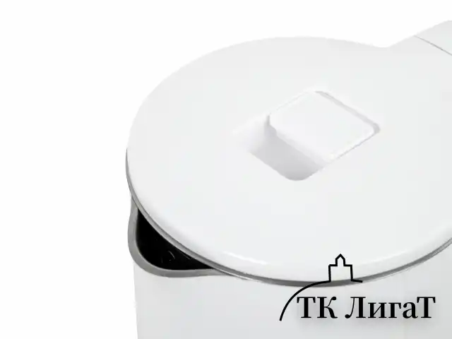 Чайник электрический с двойными стенками SONNEN KT-8718W, 1,7 л, 2200 Вт, белый, 454685