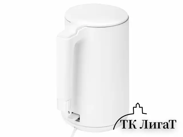 Чайник электрический с двойными стенками SONNEN KT-8719W, 1,5 л, 2200 Вт, белый, 454691
