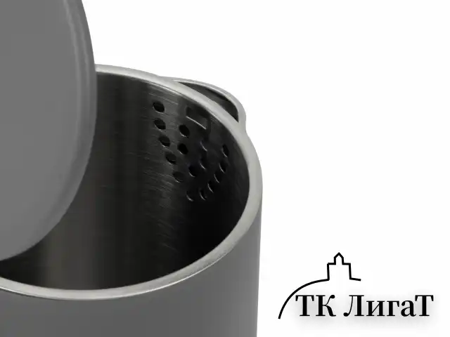 Чайник электрический с двойными стенками SONNEN KT-8719G, 1,5 л, 2200 Вт, графитовый, 454693