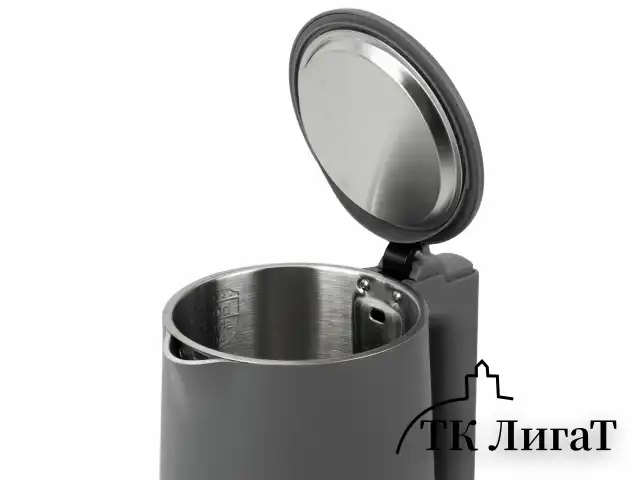Чайник электрический с двойными стенками SONNEN KT-8719G, 1,5 л, 2200 Вт, графитовый, 454693