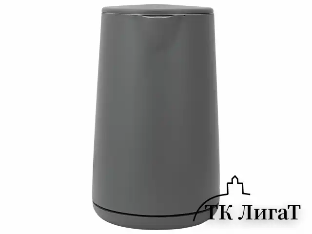 Чайник электрический с двойными стенками SONNEN KT-8719G, 1,5 л, 2200 Вт, графитовый, 454693