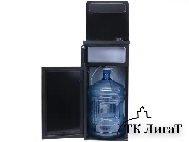 Кулер для воды с чайником SONNEN TBE-01 Tea Bar, напольный, ОХЛАЖДЕНИЕ ЭЛЕКТРОННОЕ, сенсорное управление, пульт ДУ, дисплей, шкафчик, 455749