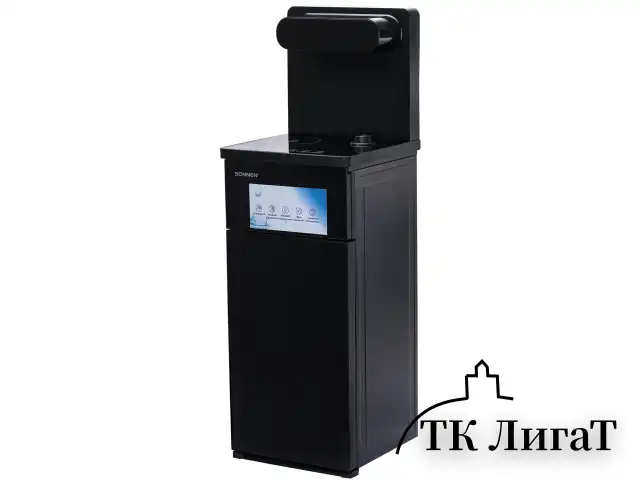 Кулер для воды с чайником SONNEN TBE-01 Tea Bar, напольный, ОХЛАЖДЕНИЕ ЭЛЕКТРОННОЕ, сенсорное управление, пульт ДУ, дисплей, шкафчик, 455749