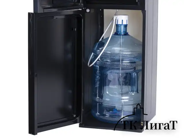 Кулер для воды SONNEN FSE-03BR, напольный, нагрев/охлаждение электронное, НИЖНЯЯ ЗАГРУЗКА, 3 крана, черный, 455754