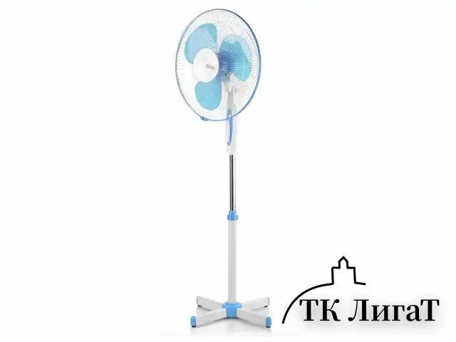 Вентилятор напольный, 3 режима, CENTEK CT-5015 Blue, d=43 см, 40 Вт, синий