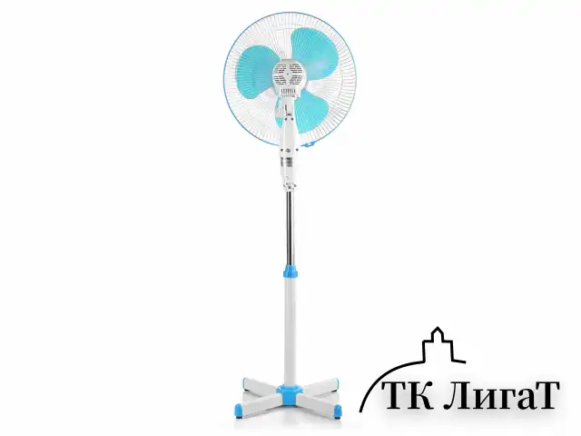 Вентилятор напольный, 3 режима, CENTEK CT-5015 Blue, d=43 см, 40 Вт, синий