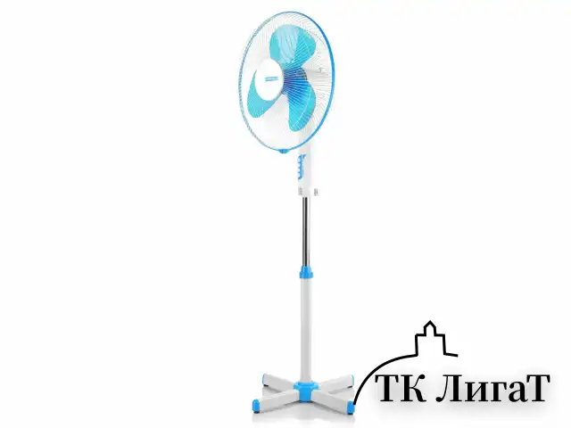Вентилятор 3 в 1, напольный/настольный/настенный, 3 режима, CENTEK CT-5020 Blue, d=43 см, 40 Вт, синий