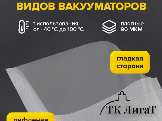 Рулоны для вакуумного упаковщика, рифленые, НАБОР 5 шт. (12 / 15 / 20 / 25 / 28 см х 500 см), SONNEN, 456341