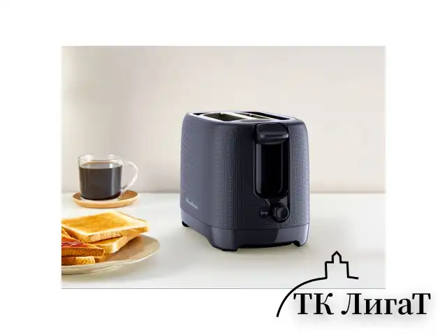 Тостер MOULINEX LT2M0810, 850 Вт, 2 тоста, 7 режимов, пластик, черный