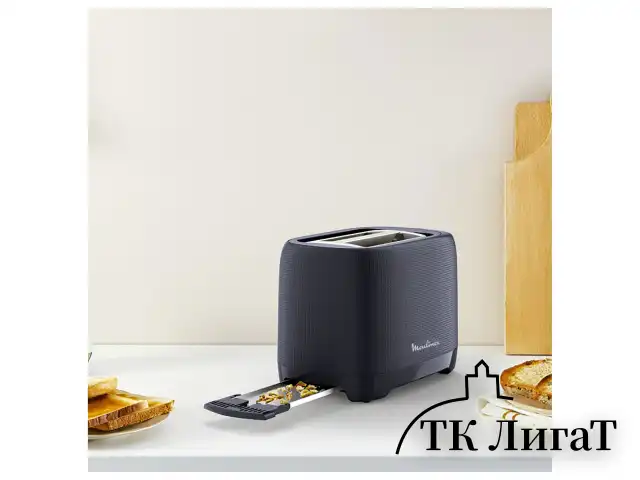 Тостер MOULINEX LT2M0810, 850 Вт, 2 тоста, 7 режимов, пластик, черный