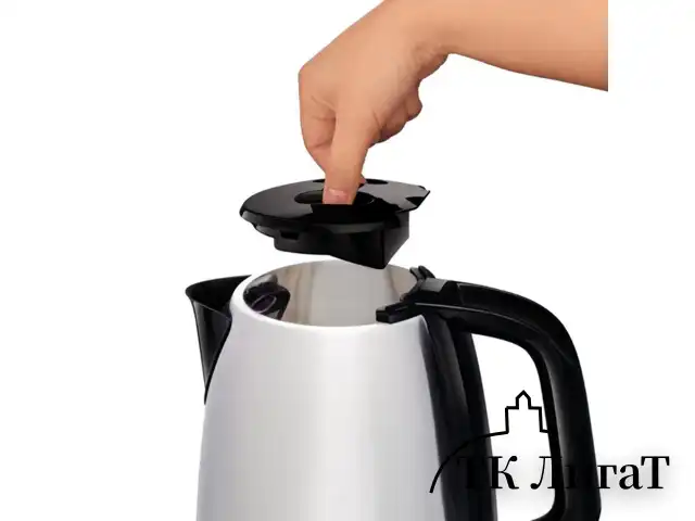 Чайник TEFAL KI150D30, 1,7 л, 2400 Вт, закрытый нагревательный элемент, сталь, серебристый, 7211001458