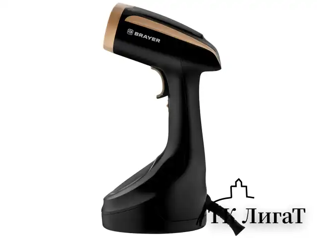Отпариватель ручной BRAYER BR4125, 1700 Вт, пар 25 г/мин, резервуар 0,28 л, 1 режим, черный