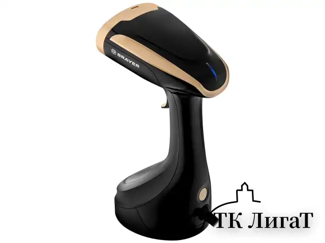Отпариватель ручной BRAYER BR4125, 1700 Вт, пар 25 г/мин, резервуар 0,28 л, 1 режим, черный