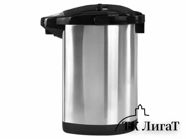 Термопот SONNEN TP-50, 5 л, 900 Вт, 1 температурный режим, 3 режима подачи воды, сталь, белый/серебро, 456711