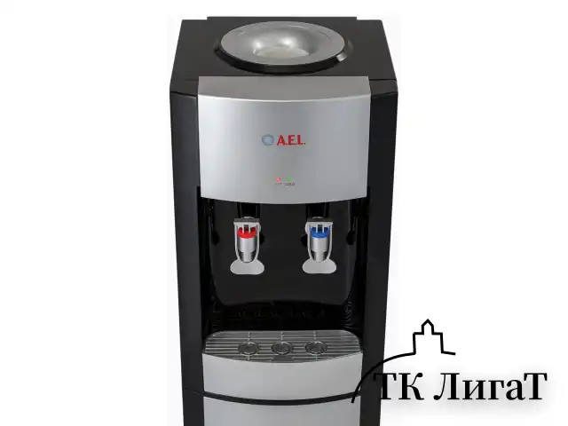 Кулер для воды AEL LD-AEL-28C, напольный, НАГРЕВ/ОХЛАЖДЕНИЕ ЭЛЕКТРОННОЕ, шкаф, 2 крана, черный, 00255
