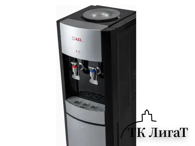 Кулер для воды AEL LD-AEL-28C, напольный, НАГРЕВ/ОХЛАЖДЕНИЕ ЭЛЕКТРОННОЕ, шкаф, 2 крана, черный, 00255