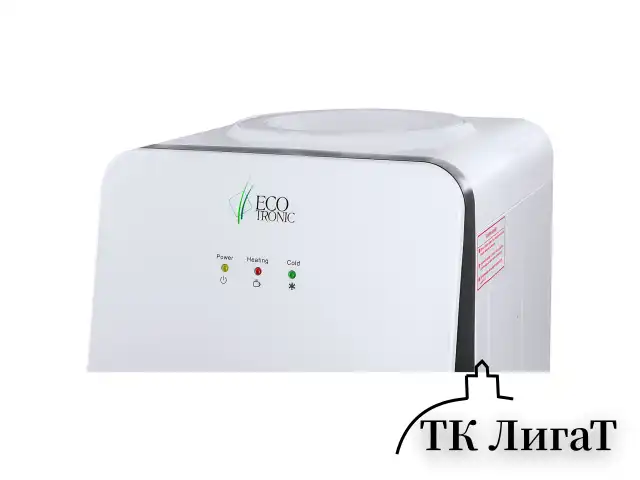 Кулер для воды ECOTRONIC J1-LCE XS, напольный, НАГРЕВ/ОХЛАЖДЕНИЕ ЭЛЕКТРОННОЕ, шкаф, 2 крана, белый, 11660