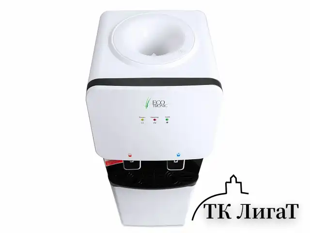 Кулер для воды ECOTRONIC J1-LCE XS, напольный, НАГРЕВ/ОХЛАЖДЕНИЕ ЭЛЕКТРОННОЕ, шкаф, 2 крана, белый, 11660