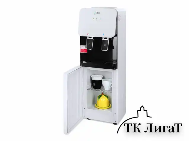 Кулер для воды ECOTRONIC J1-LCE XS, напольный, НАГРЕВ/ОХЛАЖДЕНИЕ ЭЛЕКТРОННОЕ, шкаф, 2 крана, белый, 11660