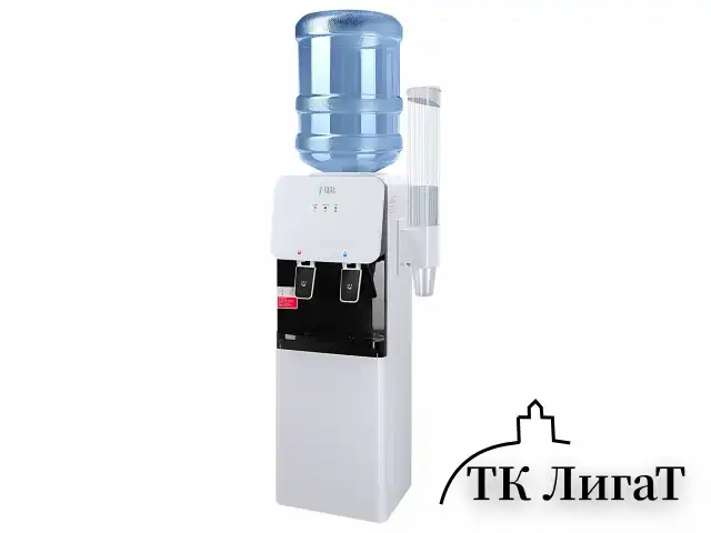 Кулер для воды ECOTRONIC J1-LCE XS, напольный, НАГРЕВ/ОХЛАЖДЕНИЕ ЭЛЕКТРОННОЕ, шкаф, 2 крана, белый, 11660